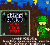 Hands of Time Title Screen